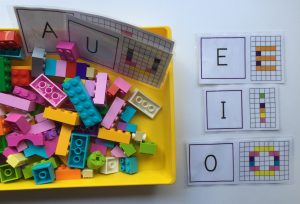 construir letras lego