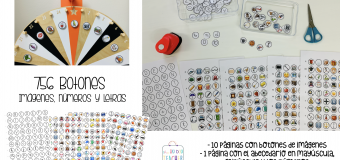 756 botones: imágenes, números y letras, ¡para jugar!